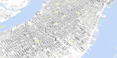Manhattan 3d-karta