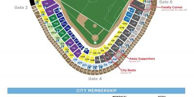 West Side Stadium karta