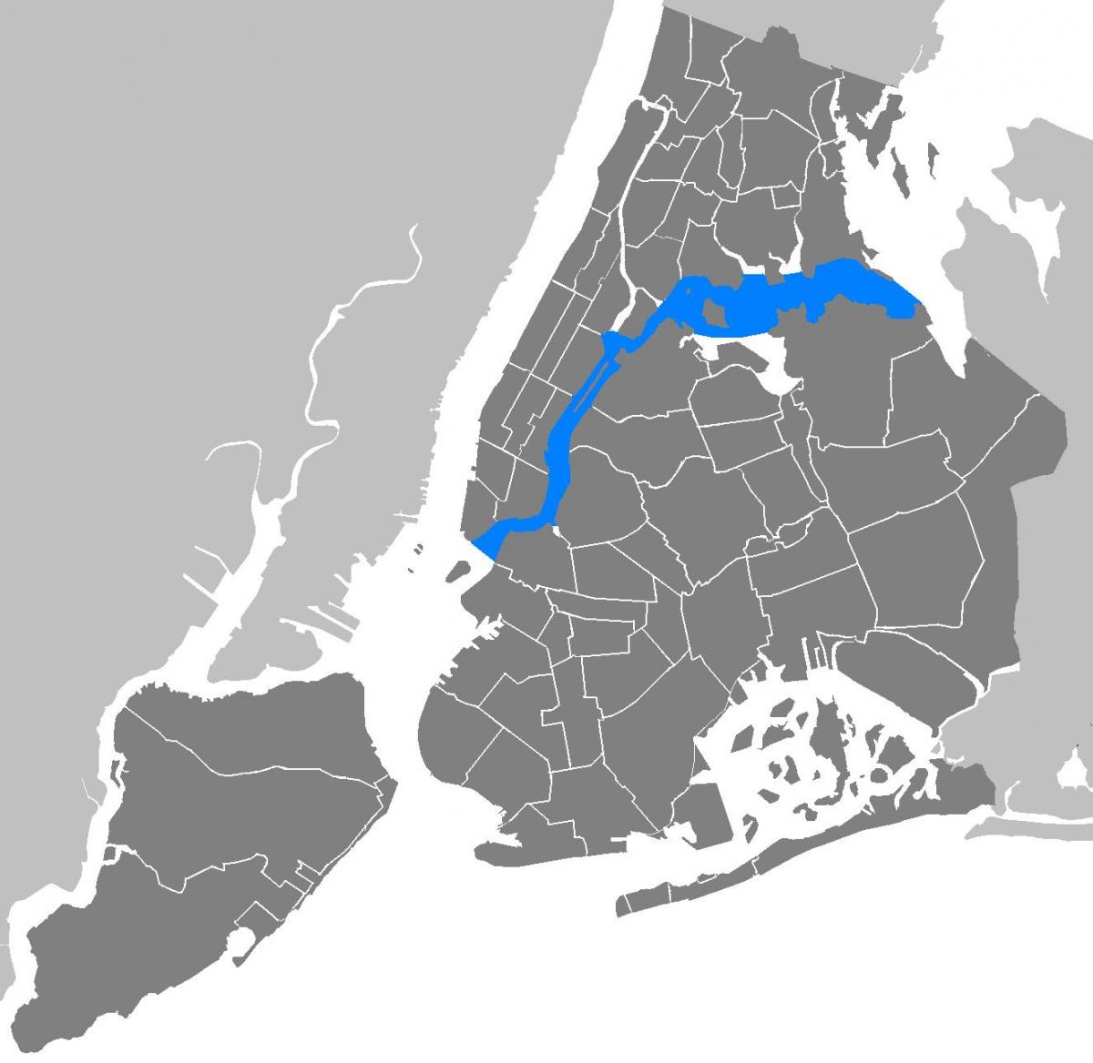 karta över Manhattan vektor