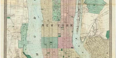 Historiska kartor Manhattan